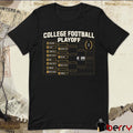 Chasing The Championship College Football Playoff Bracket 2024-2025 National Championship t-shirt