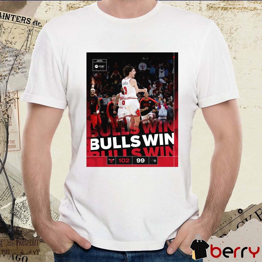 Chicago Bulls Wins Orlando Magic 102 – 99 Back-to-back 20-point Comeback Wins Poster t-shirt