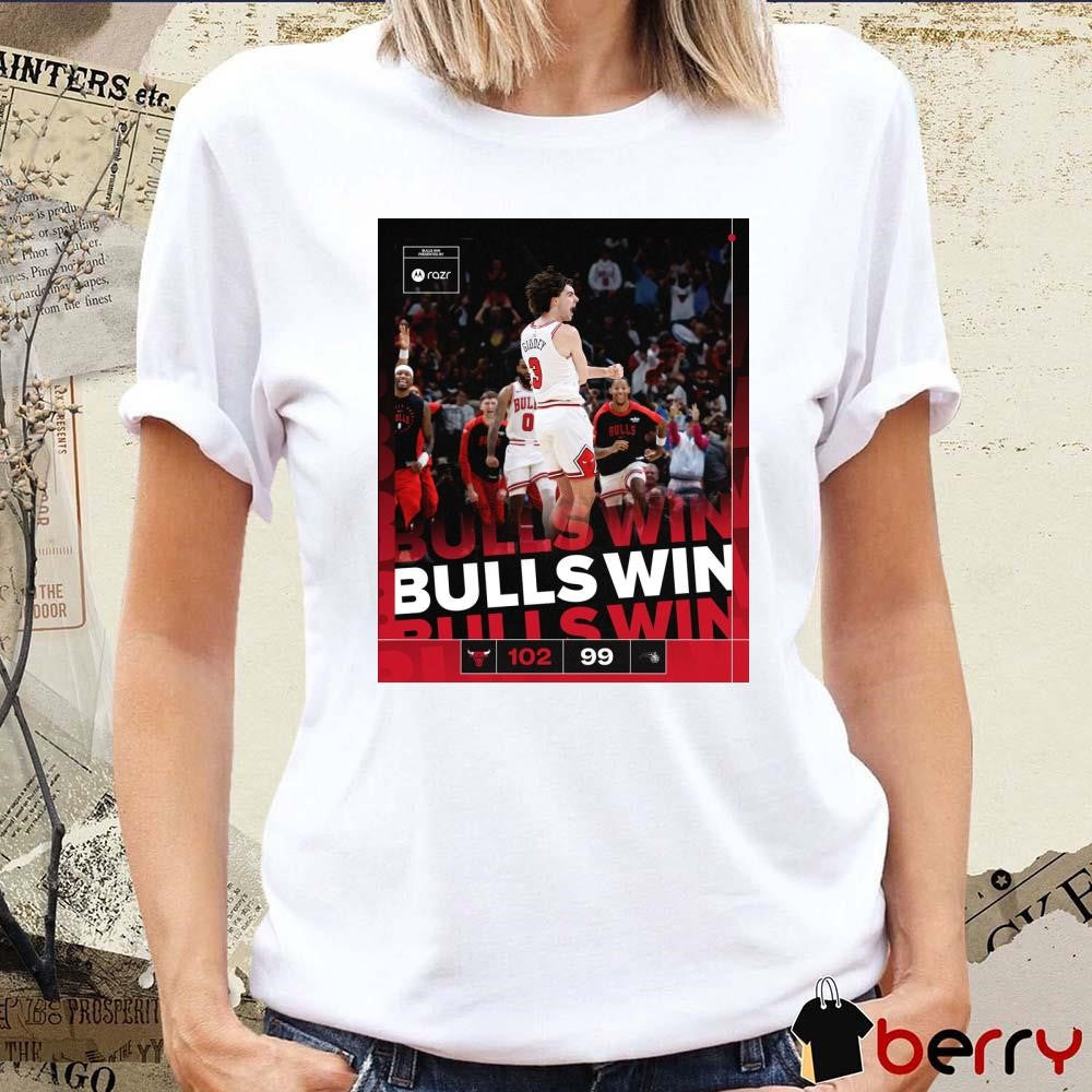 Chicago Bulls Wins Orlando Magic 102 – 99 Back-to-back 20-point Comeback Wins Poster t-shirt