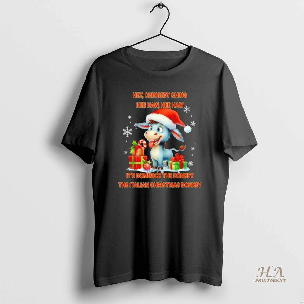 Official Christmas Italian Christmas Donkey Dominick The Donkey Black