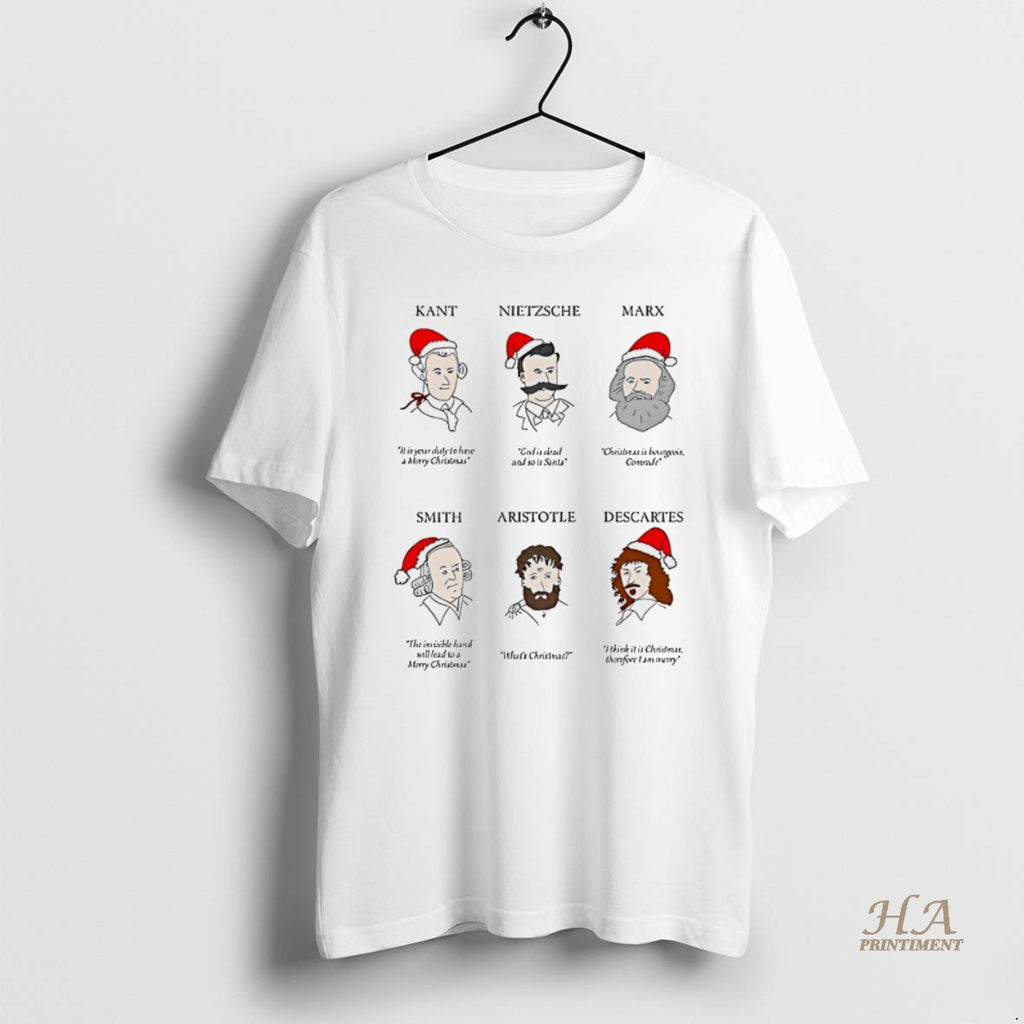 Official Christmas Philosophers Funny White
