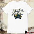 Church On Saturday Notre Dame Fighting Irish football South Bend Indiana Stadium t-shirt