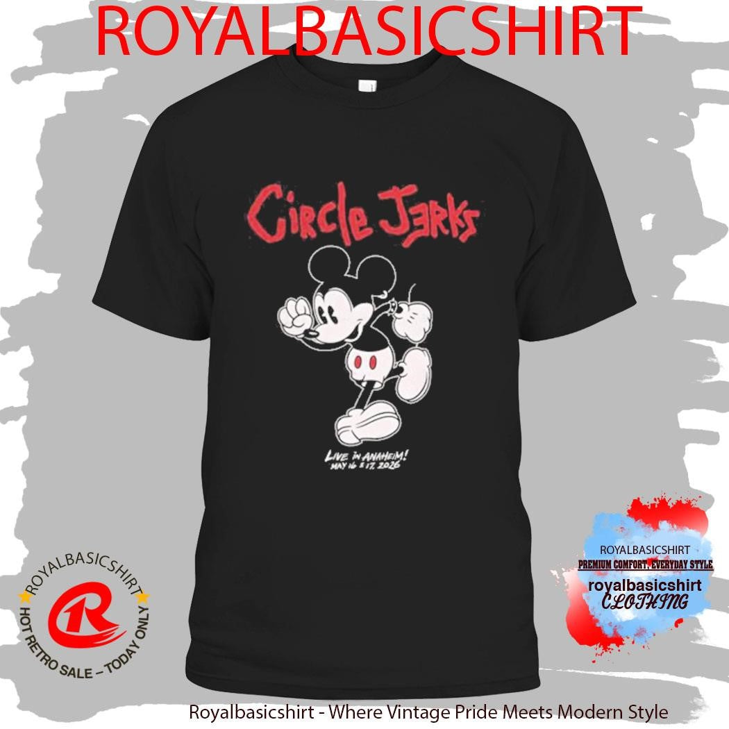 Circle Jerks Live In Anaheim Shirt