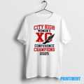 Official City High Womens Cross Country Conference Champions 2025 Tee Sweater