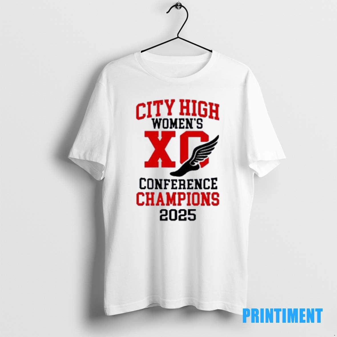 Official City High Womens Cross Country Conference Champions 2025 Tee Sweater