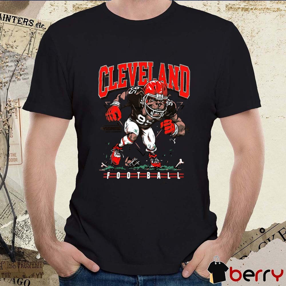 Cleveland Browns football Cleveland Dawg Mascot Vintage 2025 t-shirt