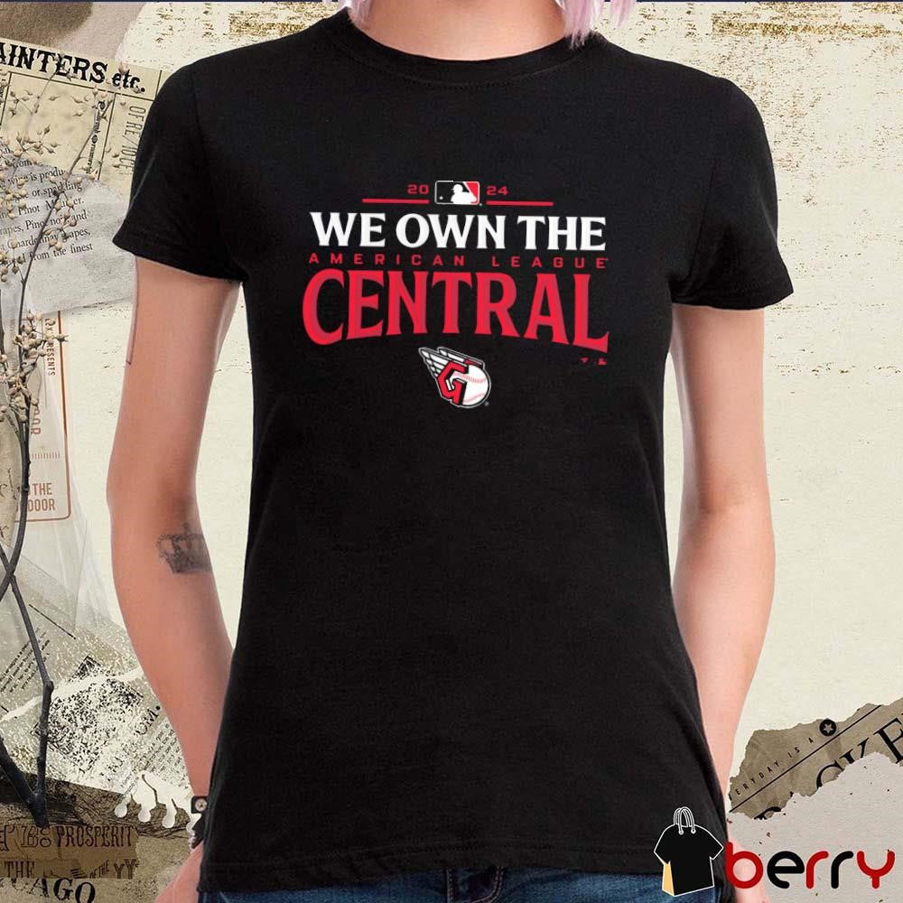 Cleveland Guardians 2024 We Own The AL American League Central Division Champions Locker Room t-shirt