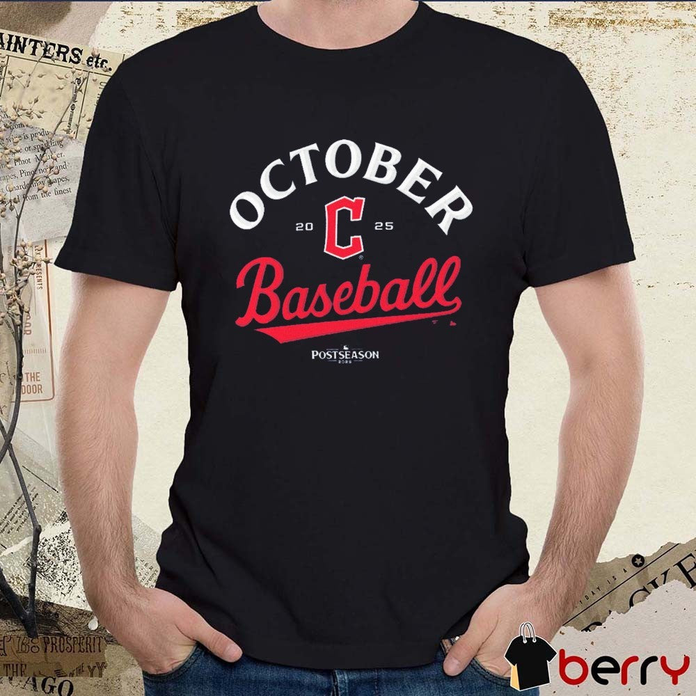 Cleveland Guardians 2025 MLB Postseason October Baseball GuardsBall Fan Gear t-shirt