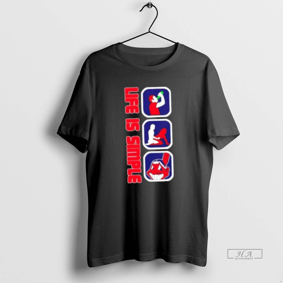 Official Cleveland Indians Baseball Life Is Simple