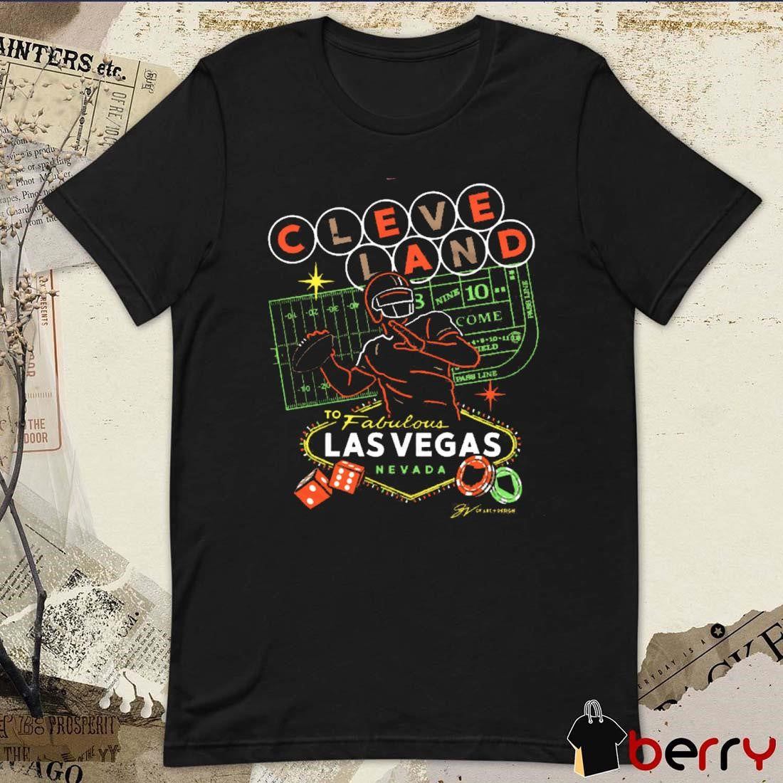 Cleveland To Fabulous Vegas Nevada Takeover Painting t-shirt