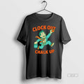 Official Clock Out Chalk Up Cartoon
