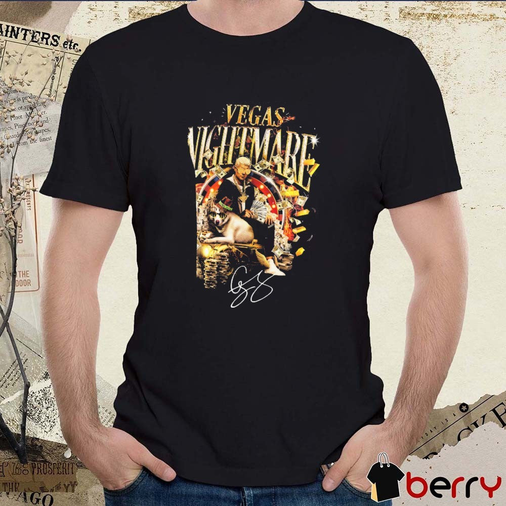 Cody Rhodes Vegas Nightmare High Roller Signature WWE 2025 t-shirt