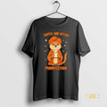 Official Coffee And Otters Purrfection Halloween Black