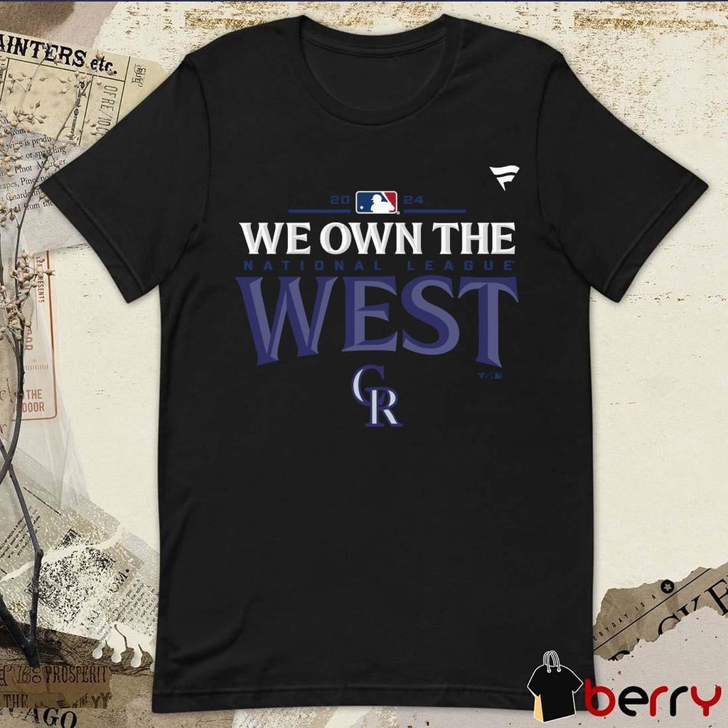 Colorado Rockies 2024 We Own The National League West Division Champions t-shirt