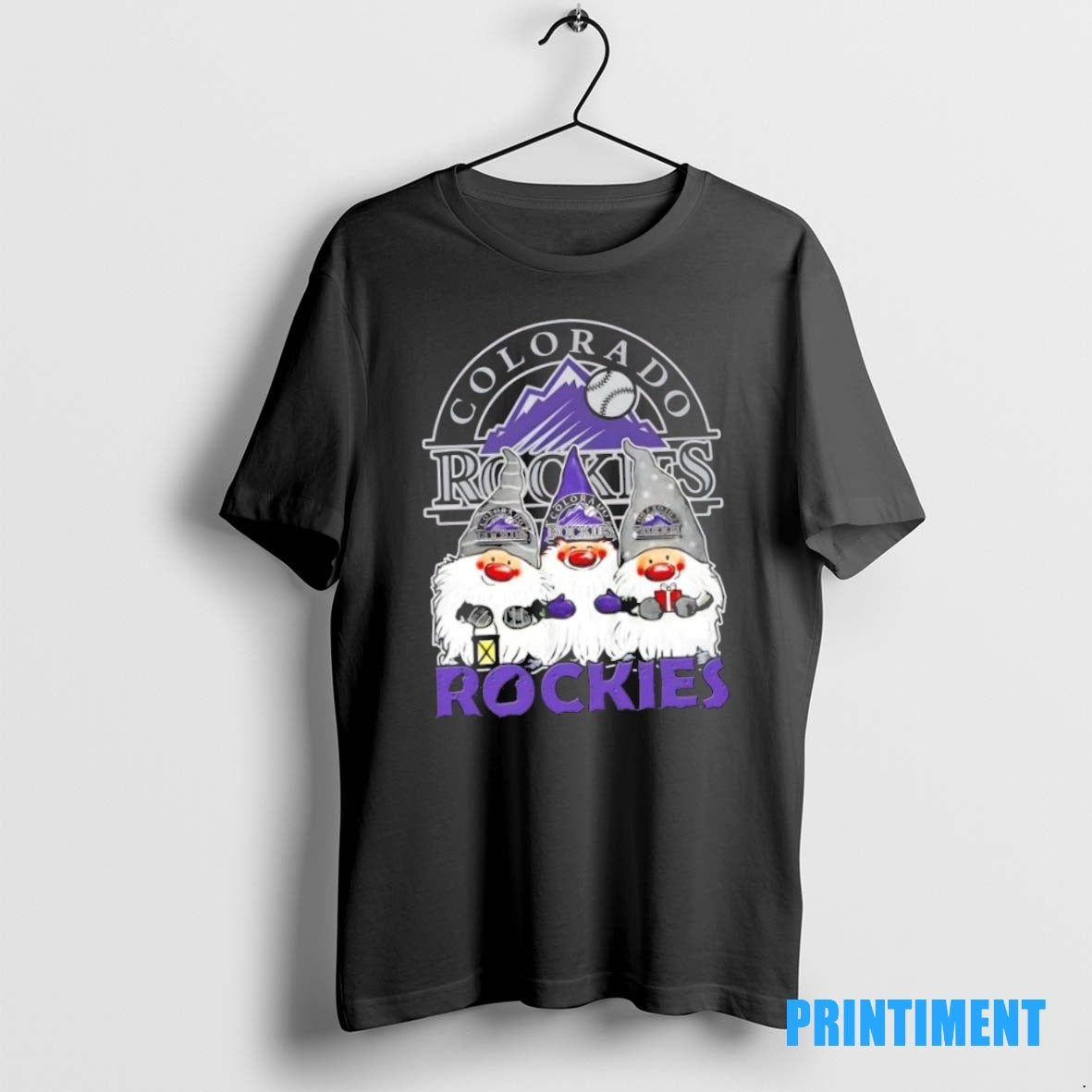 Official Colorado Rockies X Gnomes Xmas Christmas Tee Sweater