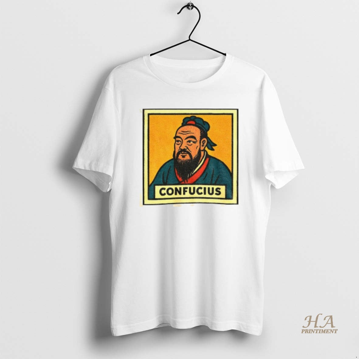 Official Confucius Comic Retro Chinese Philosopher