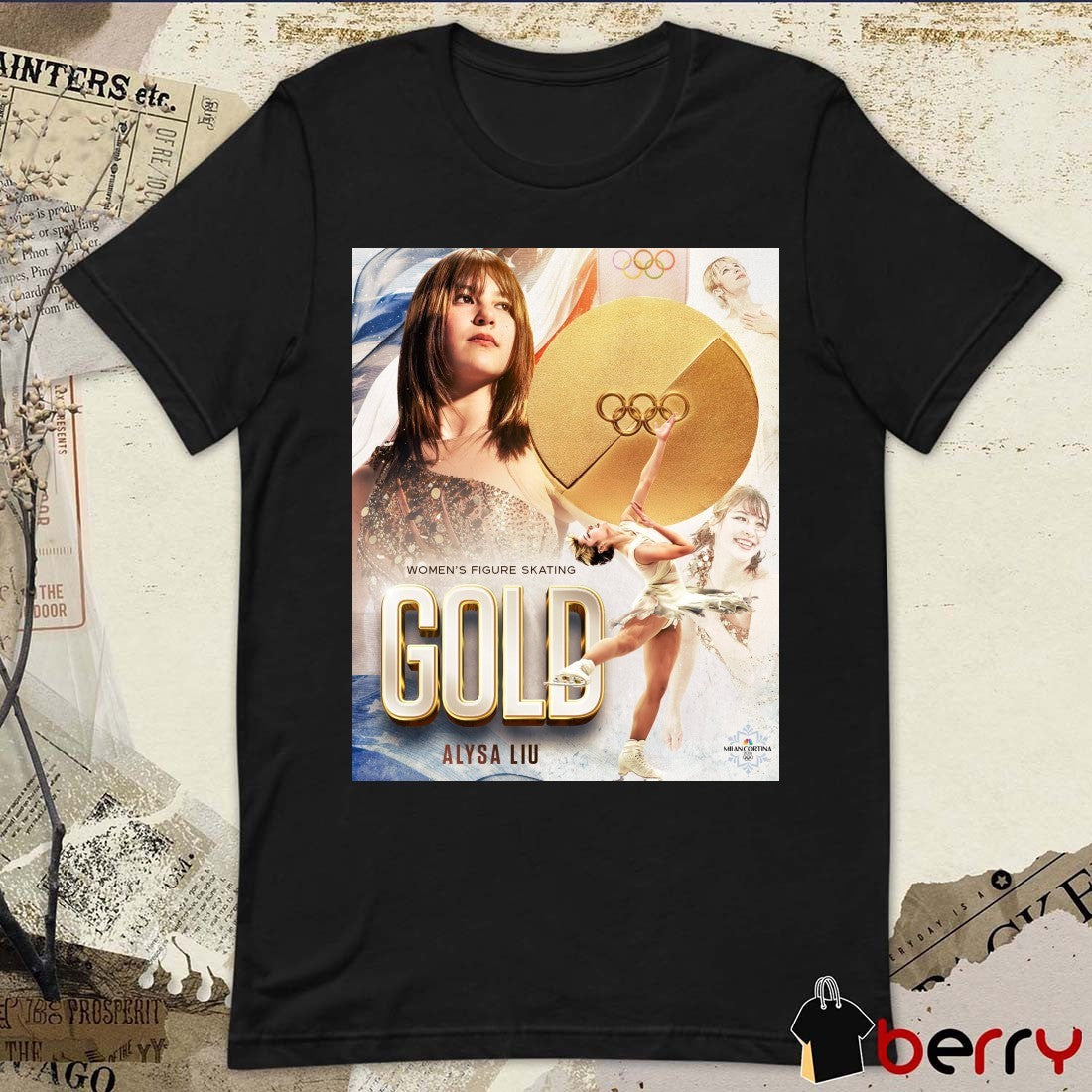 Congratulations To Alysa Liu Olympic Champion Women’s Figure Skating Gold Medal t-shirt