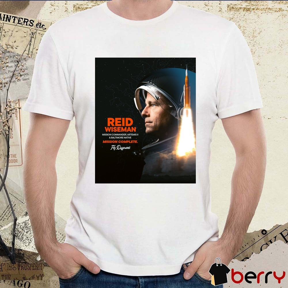 Congratulations to Baltimore Reid Wiseman Mission Commander Artemis II And Baltimore Native Mission Complete Poster t-shirt