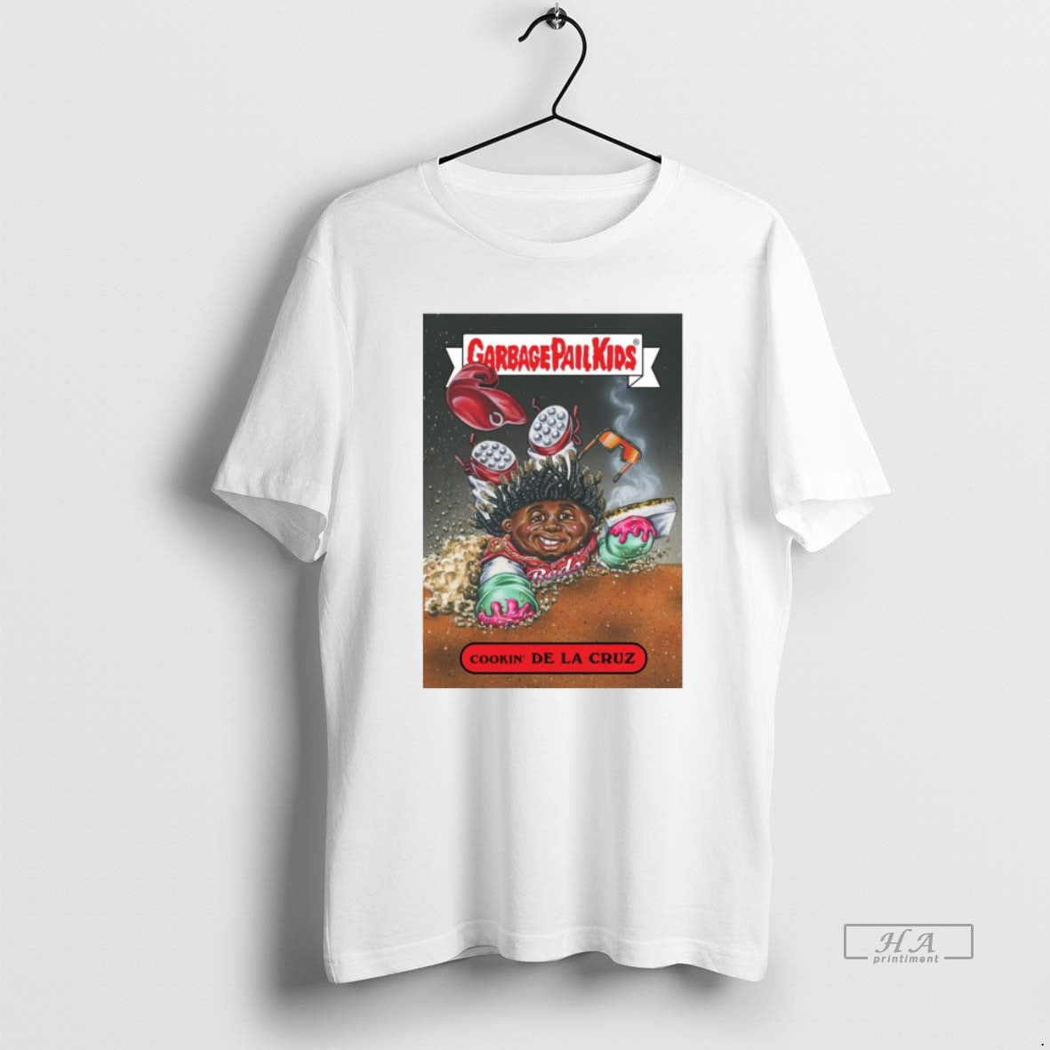 Official Cookin Elly De La Cruz Garbage Pail Kids Cincinnati Reds Mlb Card