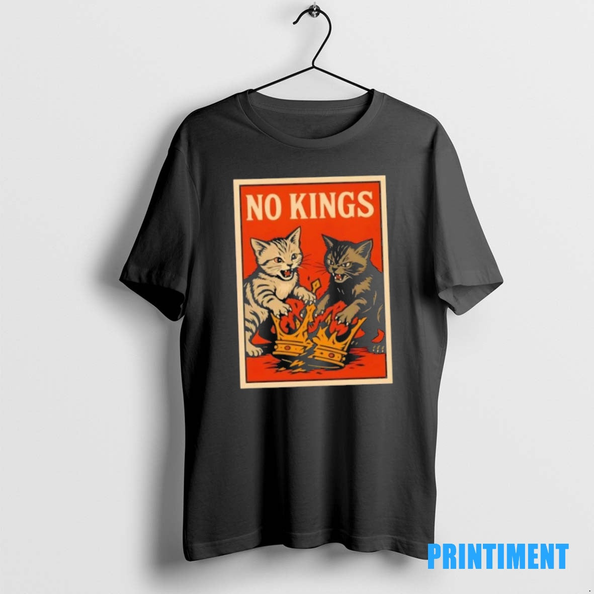 Official Crazy Cats No Kings America Tee Sweater
