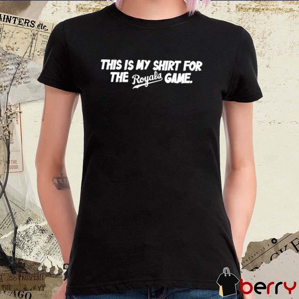 Creed Humphrey This Is My Shirt For The Royals Game Kansas City Royals MLB Baseball t-shirt