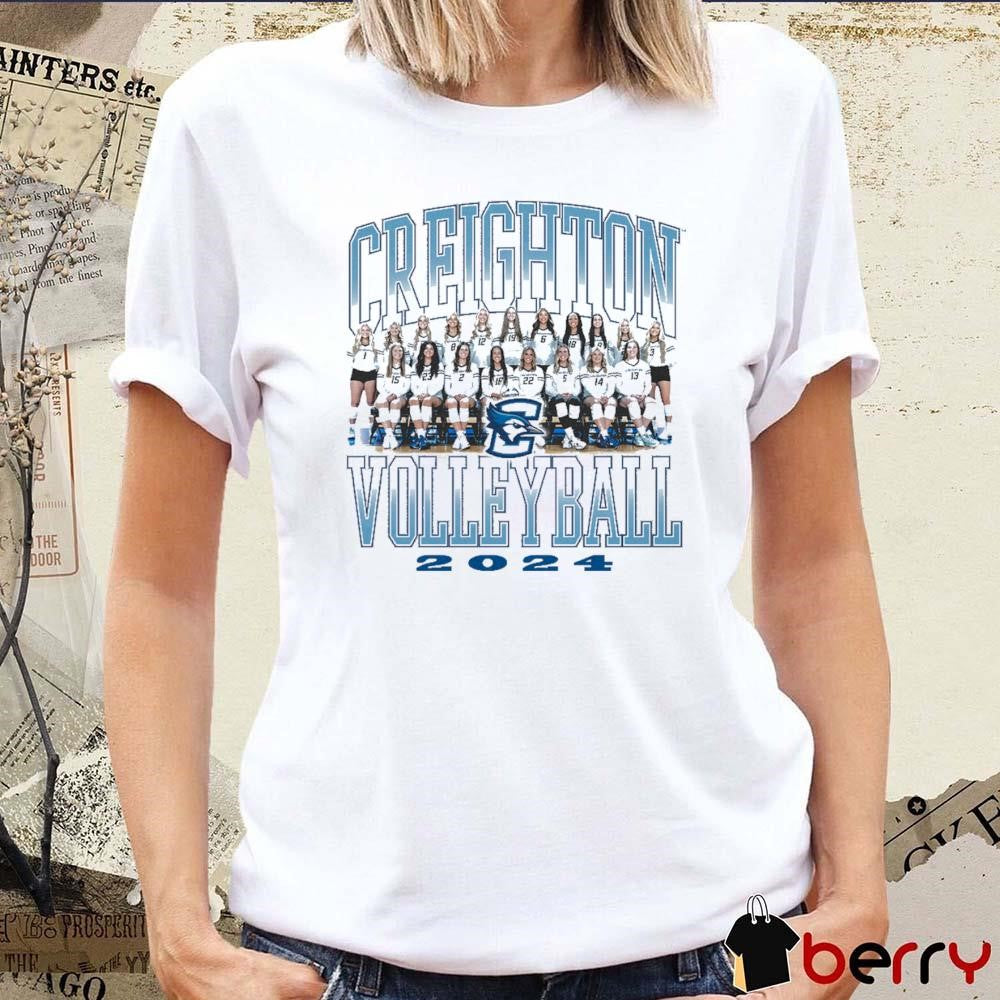 Creighton Women’s Volleyball Team 2024 t-shirt