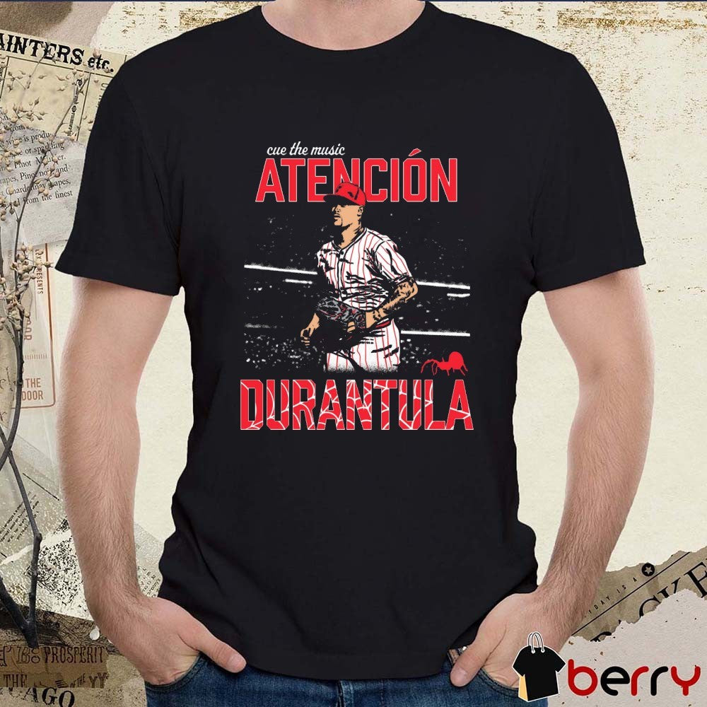 Cue The Music Atencion Durantula Jhoan Duran Philadelphia Phillies MLB Painting t-shirt