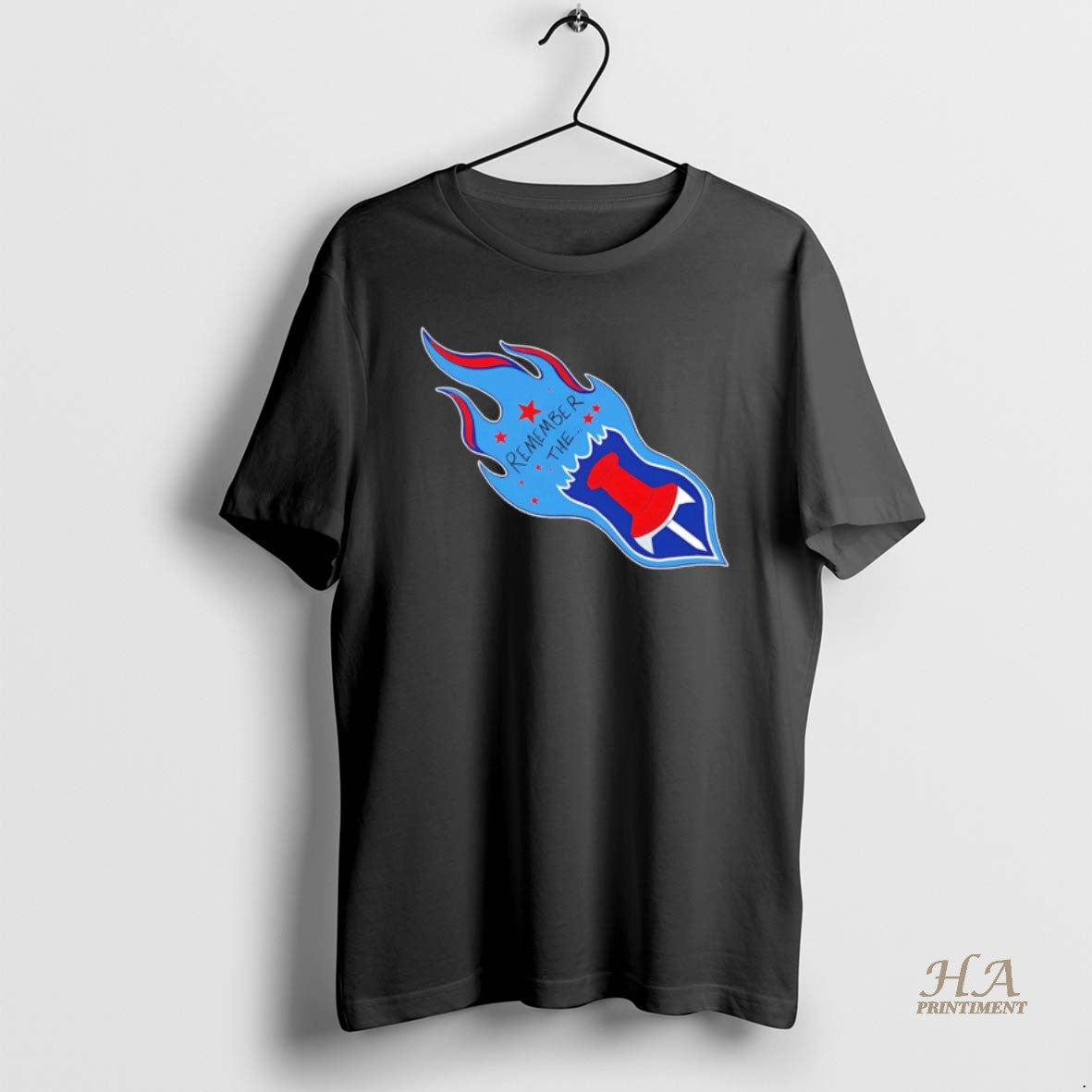Official Cursed Remember The Tennessee Titans Black Ornaments