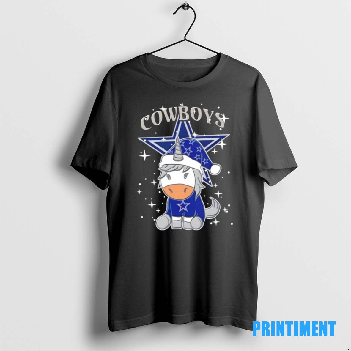 Official Dallas Cowboys Football X Unicorn Merry Christmas Tee Sweater