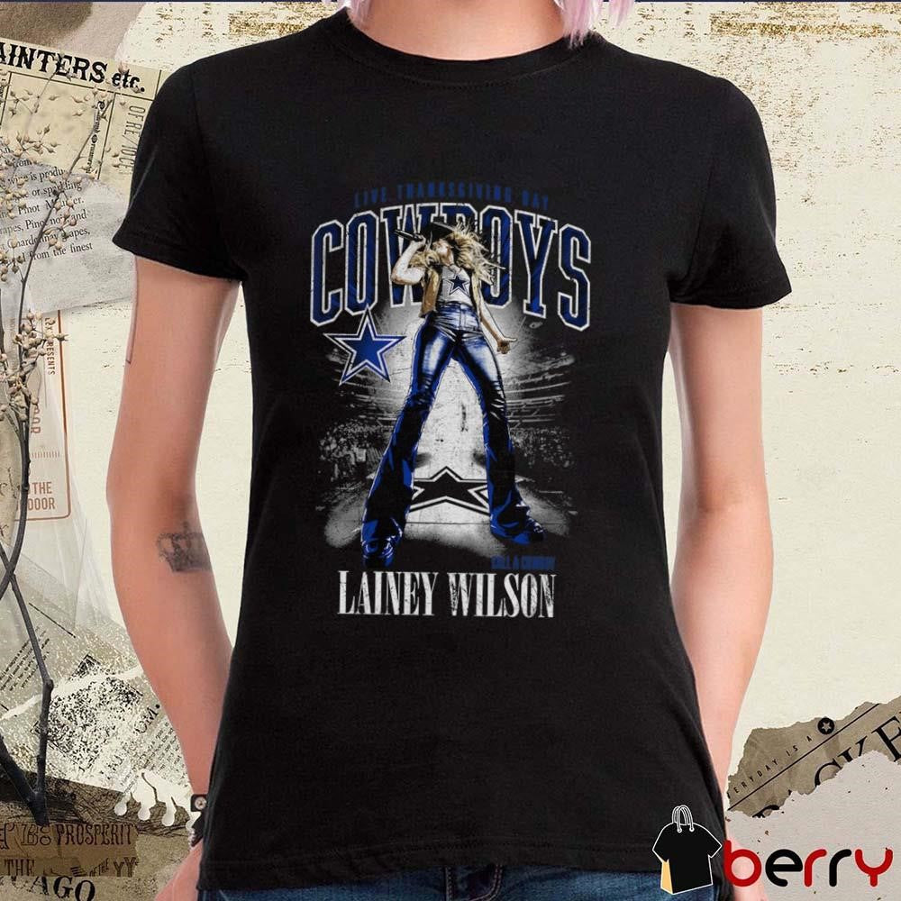 Dallas Cowboys Lainey Wilson Live Thanksgiving Day Halftime Call A Cowboy t-shirt