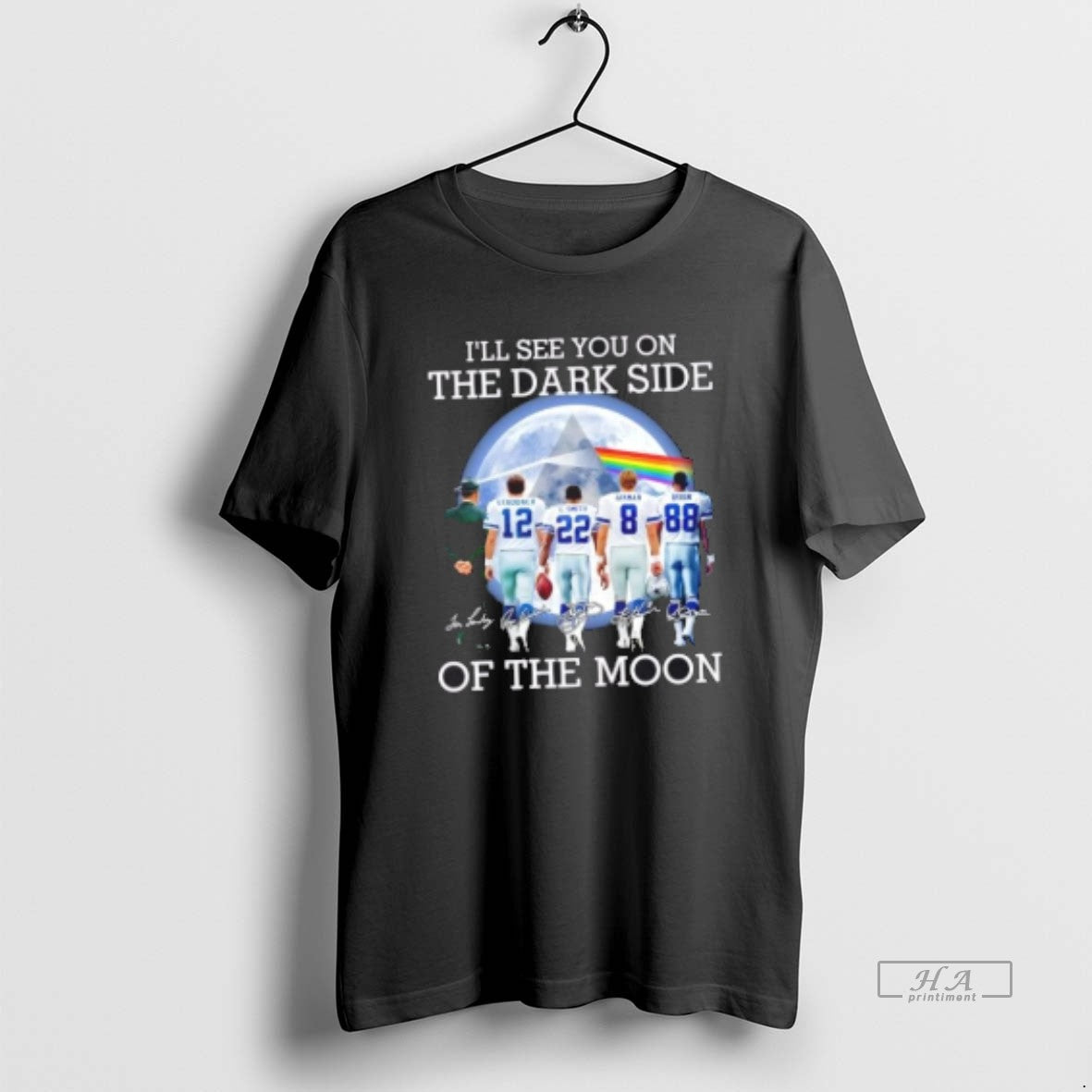 Official Dallas Cowboys Legends Ill See You On The Dark Side Of The Moon
