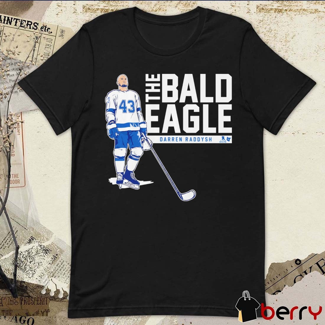 Darren Raddysh The Bald Eagle Tampa Bay Lightning Hockey t-shirt
