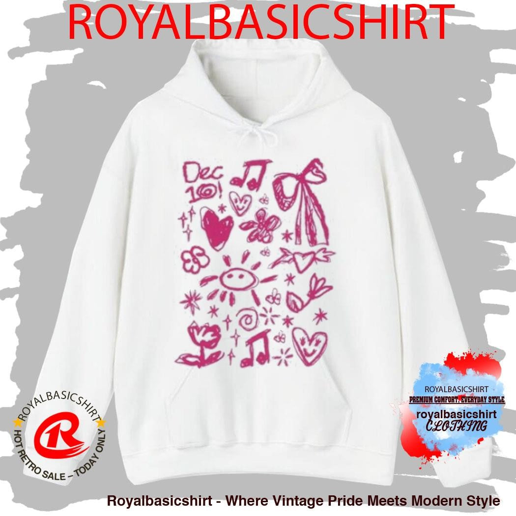 December 10 White Doodle Shirt