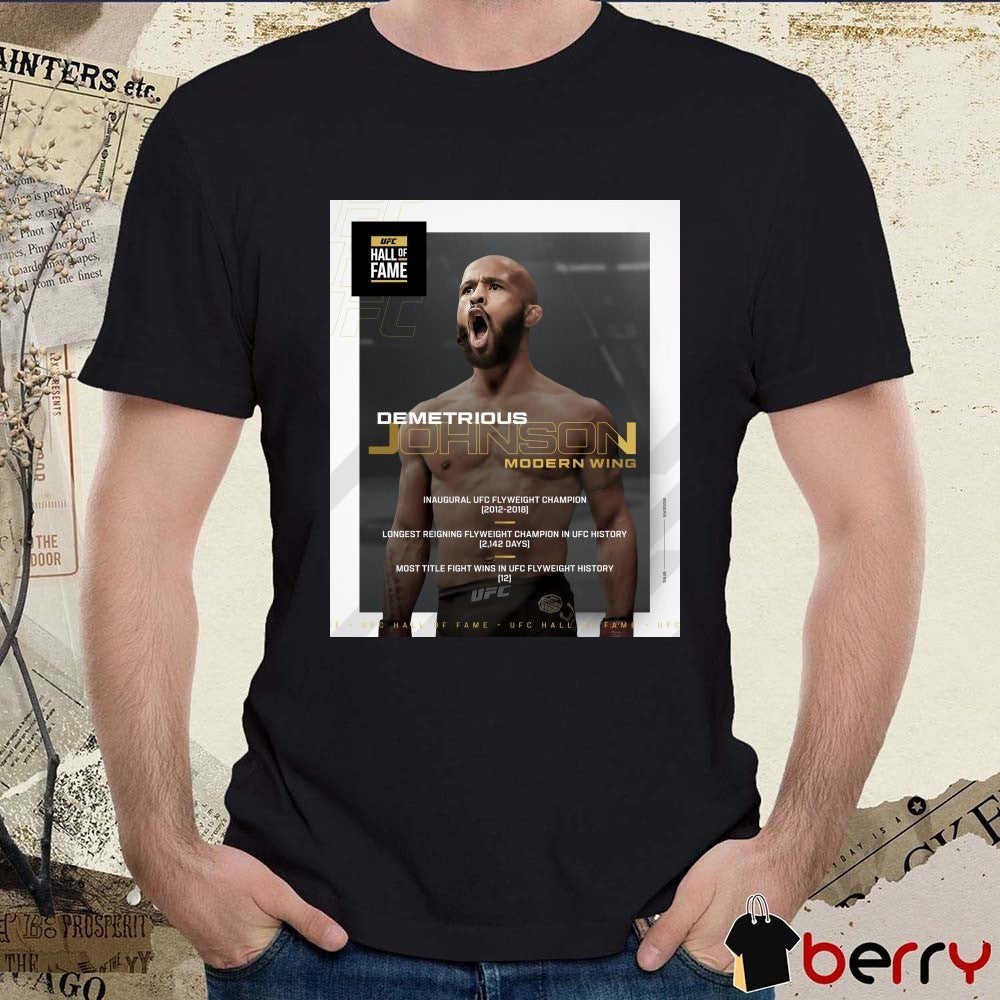 Demetrious Johnson 2026 UFC Hall of Fame’s Modern Wing Poster t-shirt