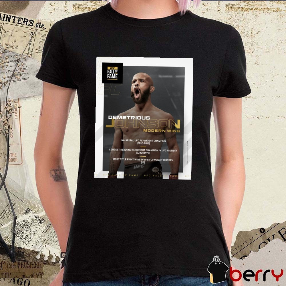 Demetrious Johnson 2026 UFC Hall of Fame’s Modern Wing Poster t-shirt