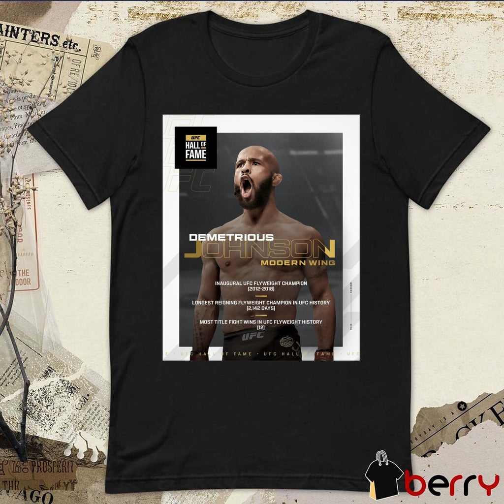 Demetrious Johnson 2026 UFC Hall of Fame’s Modern Wing Poster t-shirt