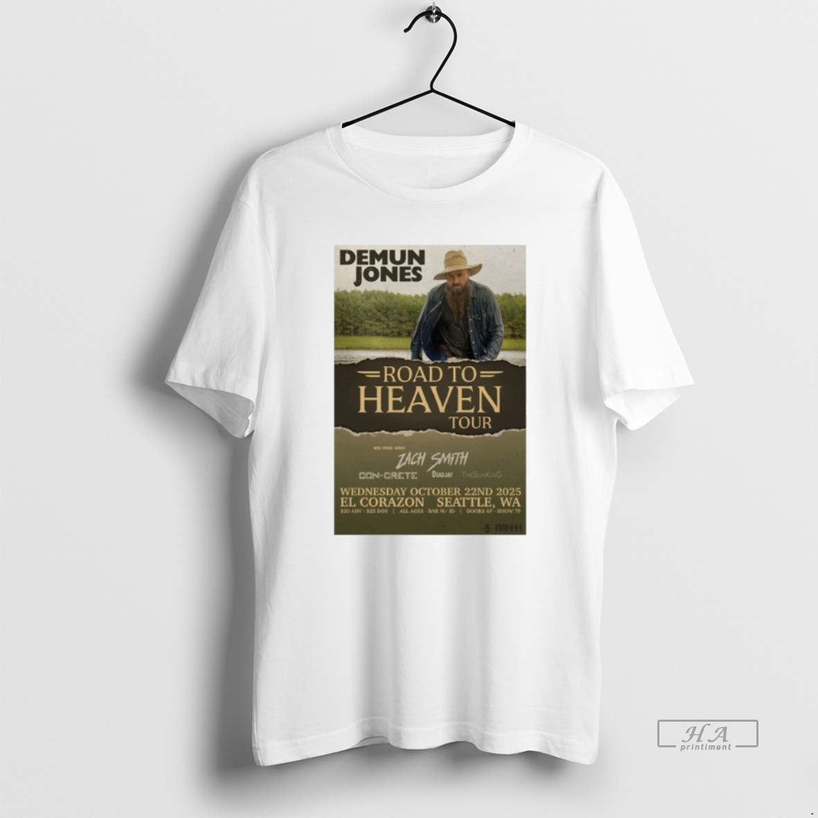 Official Demun Jones Road To Heaven Fall Tour 2025 El Corazon Seattle Wa