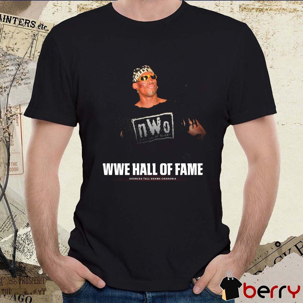 Dennis Rodman Will Be Inducted Into The Wwe Hall Of Fame In April t-shirt