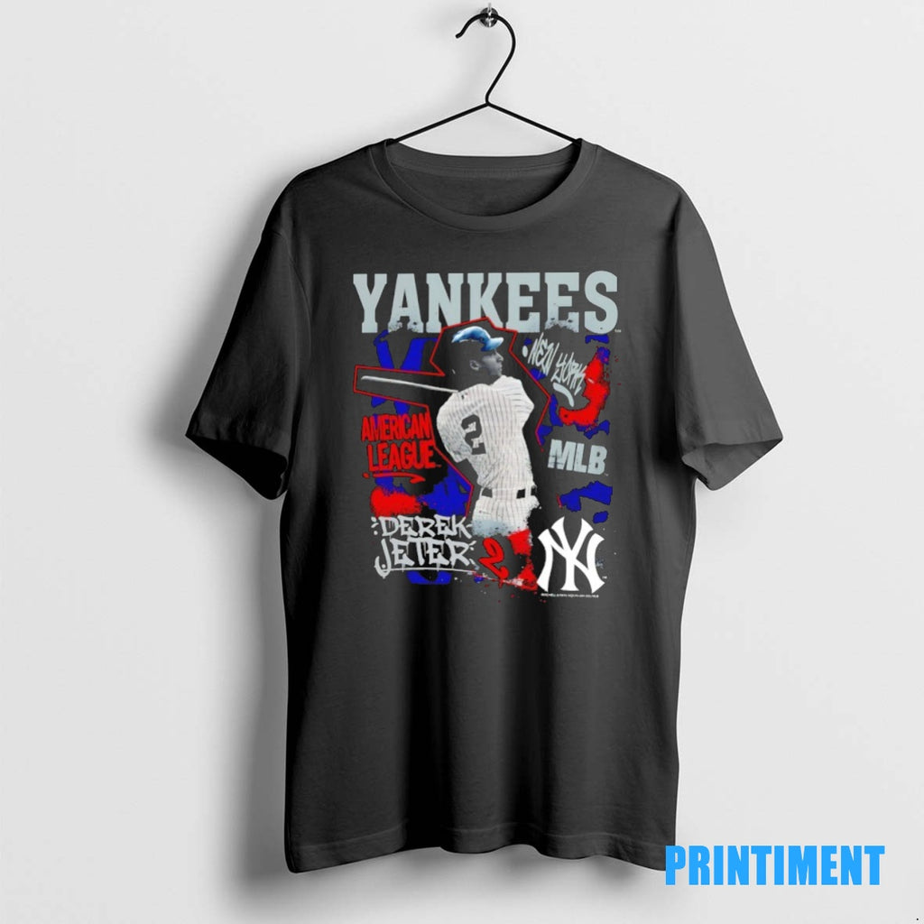 Official Derek Jeter New York Yankees Mitchell And Ness Star Moment Tee Sweater