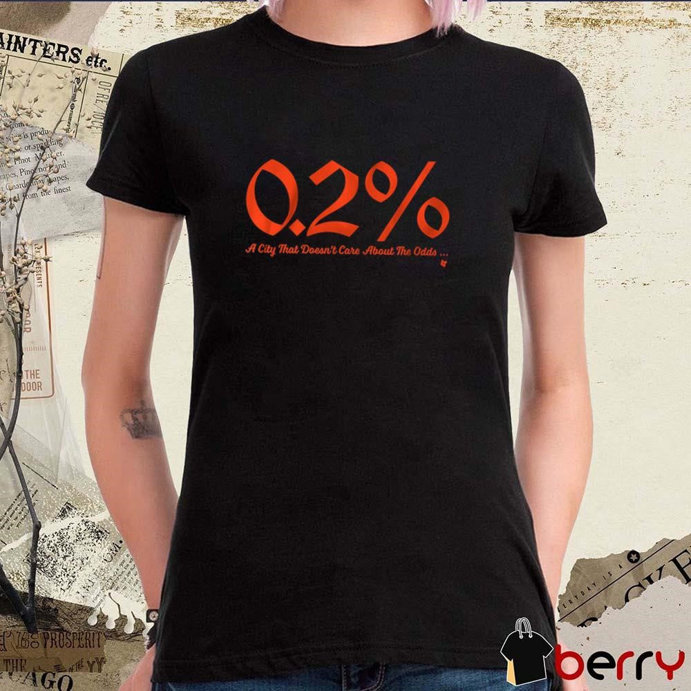 Detroit Baseball 0.2% Chance A City That Doesn’t Care About The Odds shirt