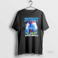 Official Detroit Lions Super Heroes Amon Ra St Brown And Jahmyr Gibbs