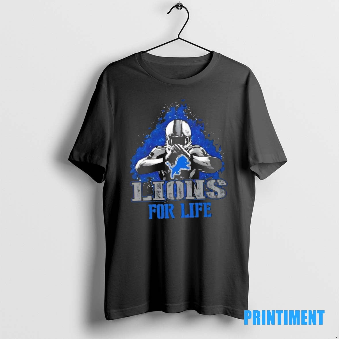 Official Detroit Lions Football For Life Tee Sweater