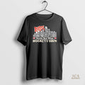 Official Detroit Red Wings Hockey Town Players Name Skyline