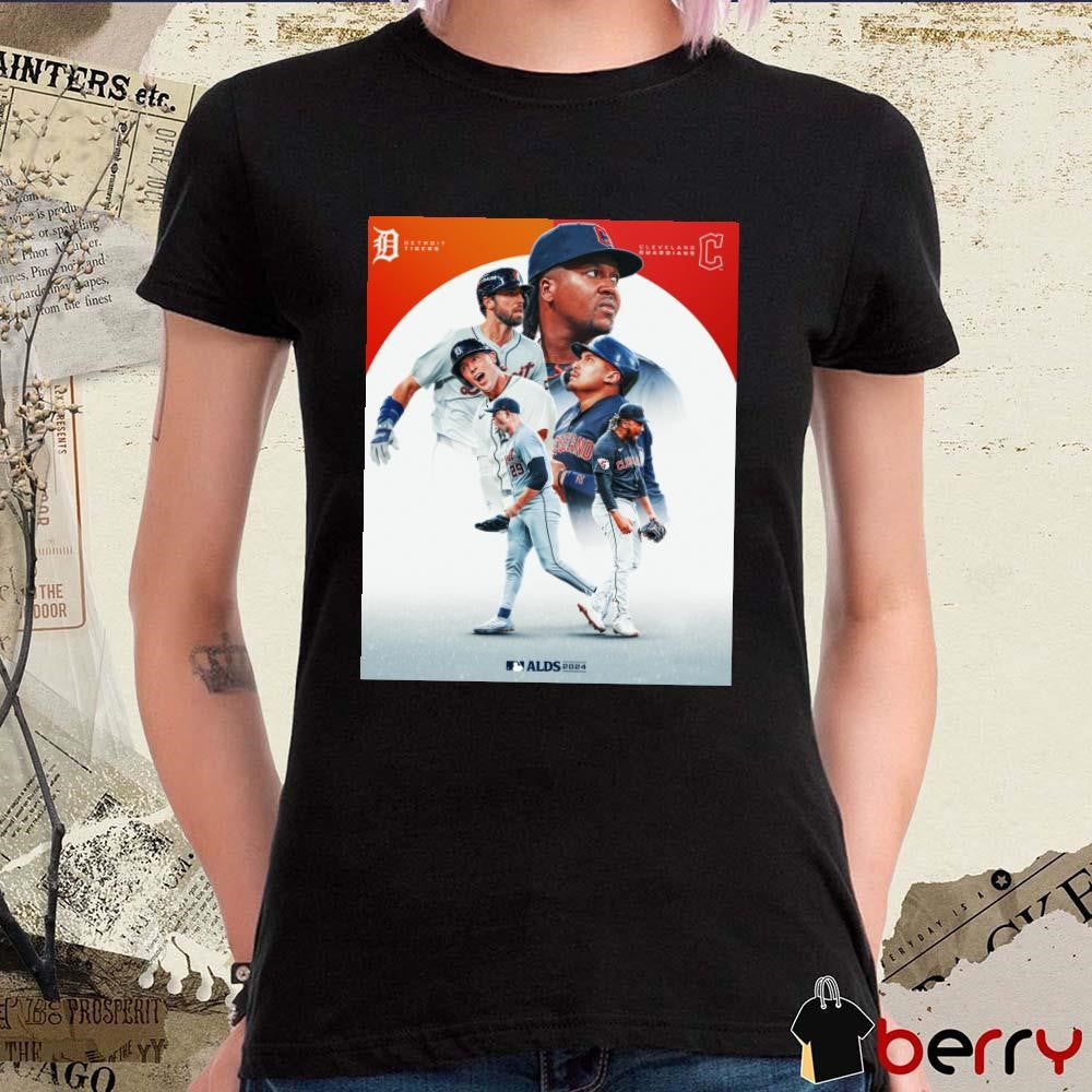Detroit Tigers at Cleveland Guardians MLB ALDS Poster 2024 t-shirt