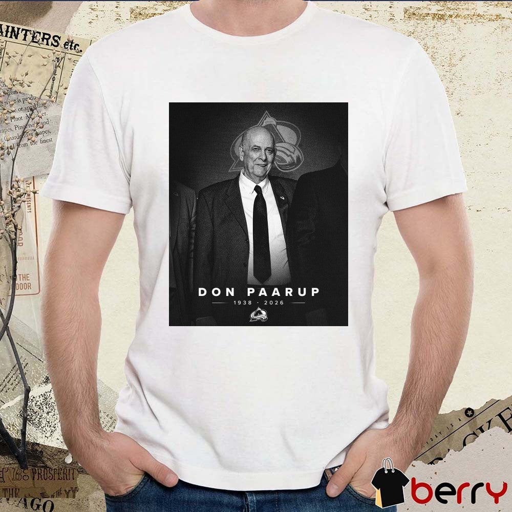 Don Paarup 1938 – 2026 Colorado Avalanche Poster t-shirt