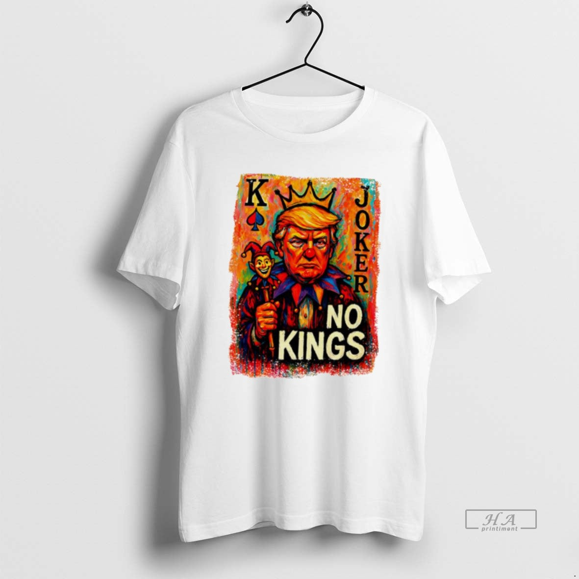 Official Donald Trump As K Joker No Kings Card