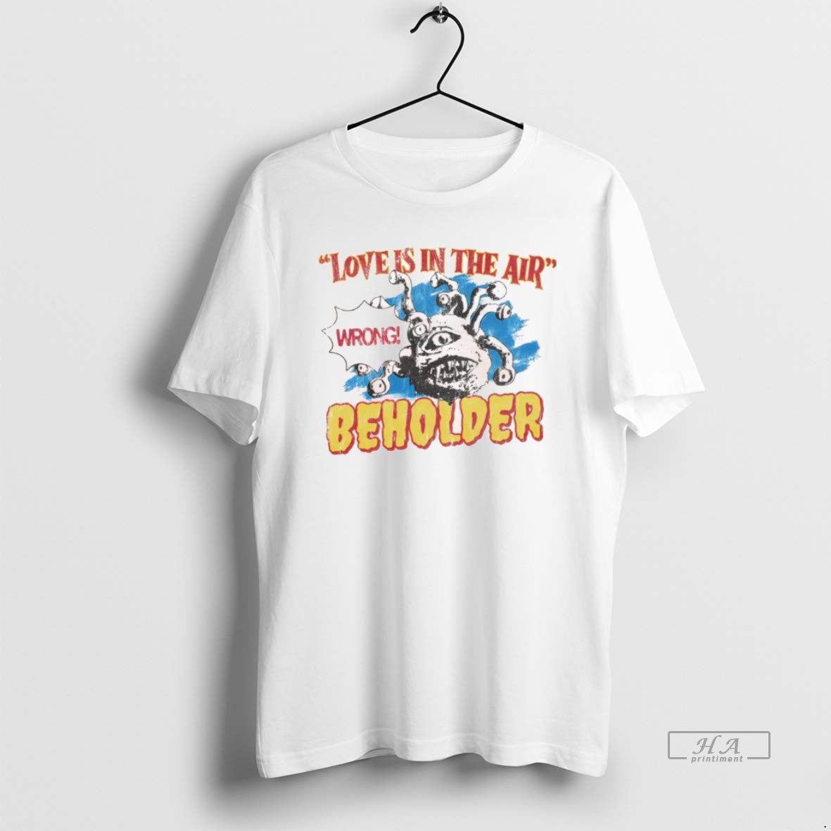 Official Dungeons Dragons Love Is In The Air Beholder Graphic