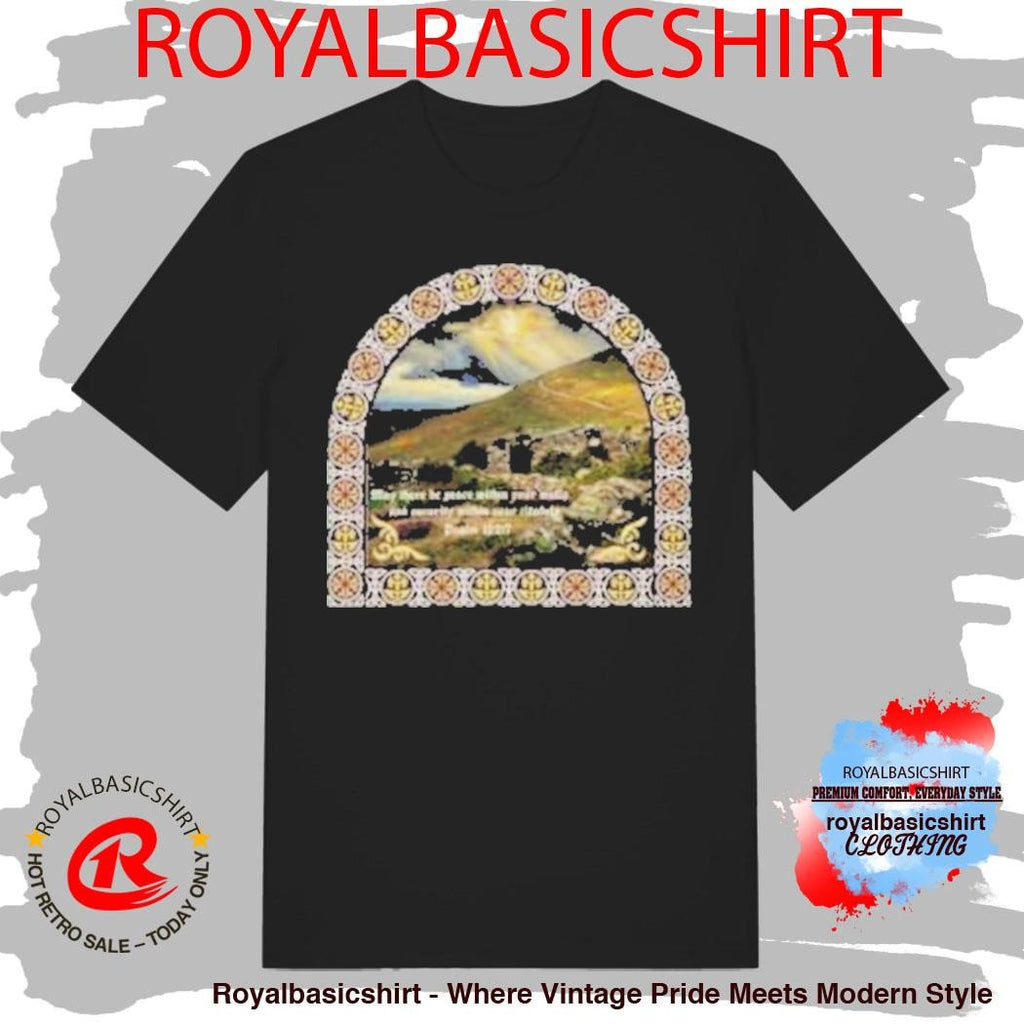 El Camino Muralla Romana De Lugo Psalm 122-7 Shirt