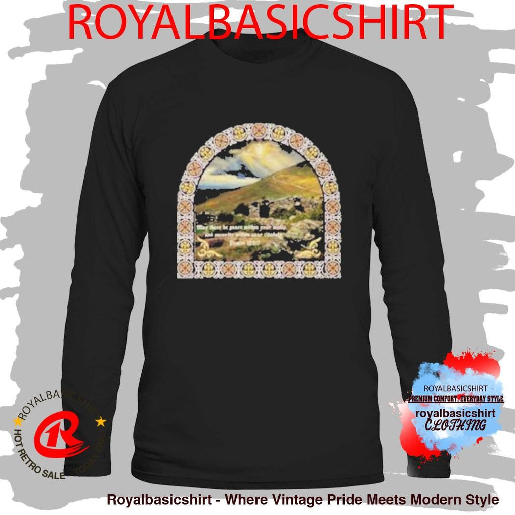 El Camino Muralla Romana De Lugo Psalm 122-7 Shirt
