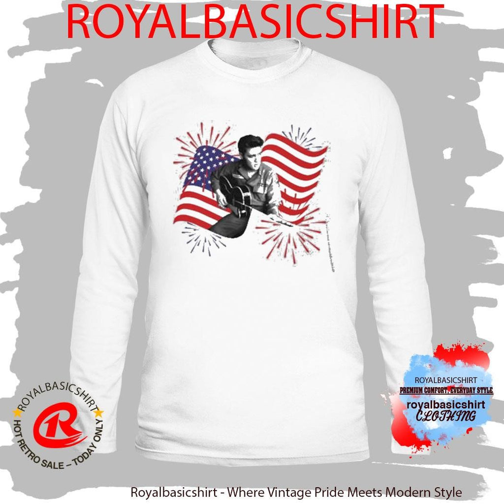 Elvis American Flag Shirt